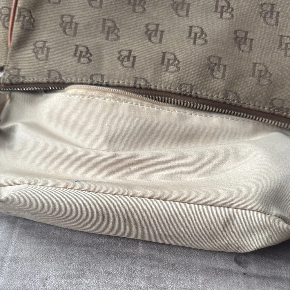 Dooney & Bourke Brown Monogram Shoulder Bag - Picture 7 of 10
